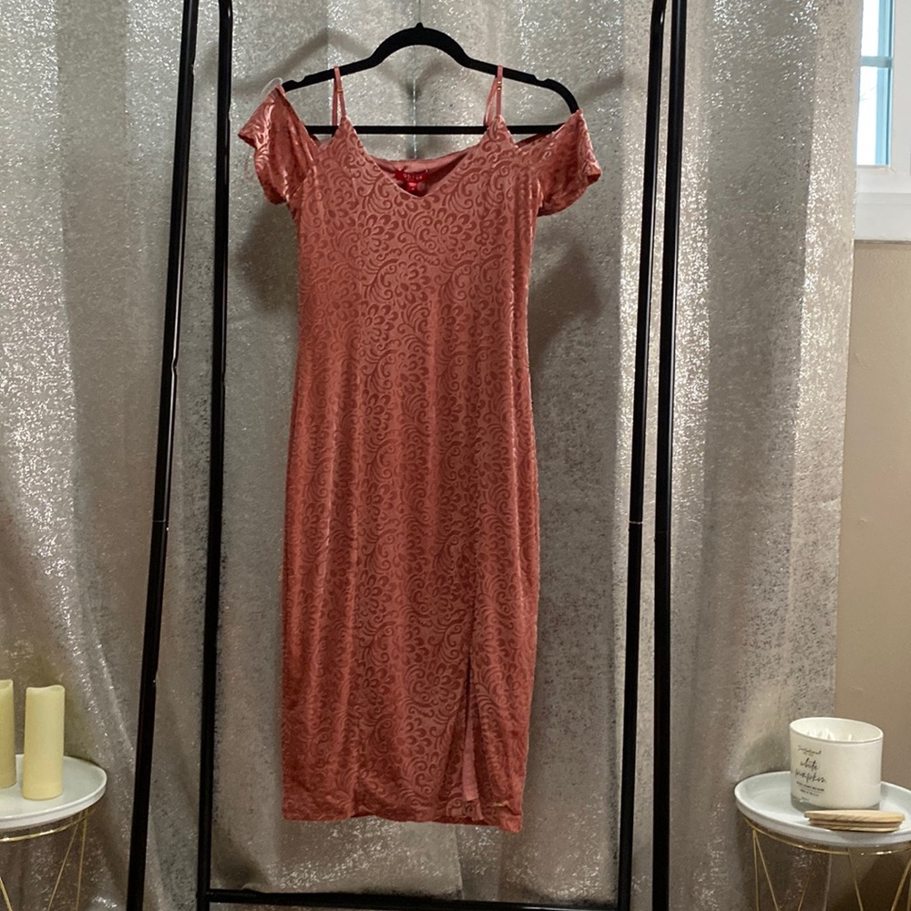 Crushed Velvet Guess Dress